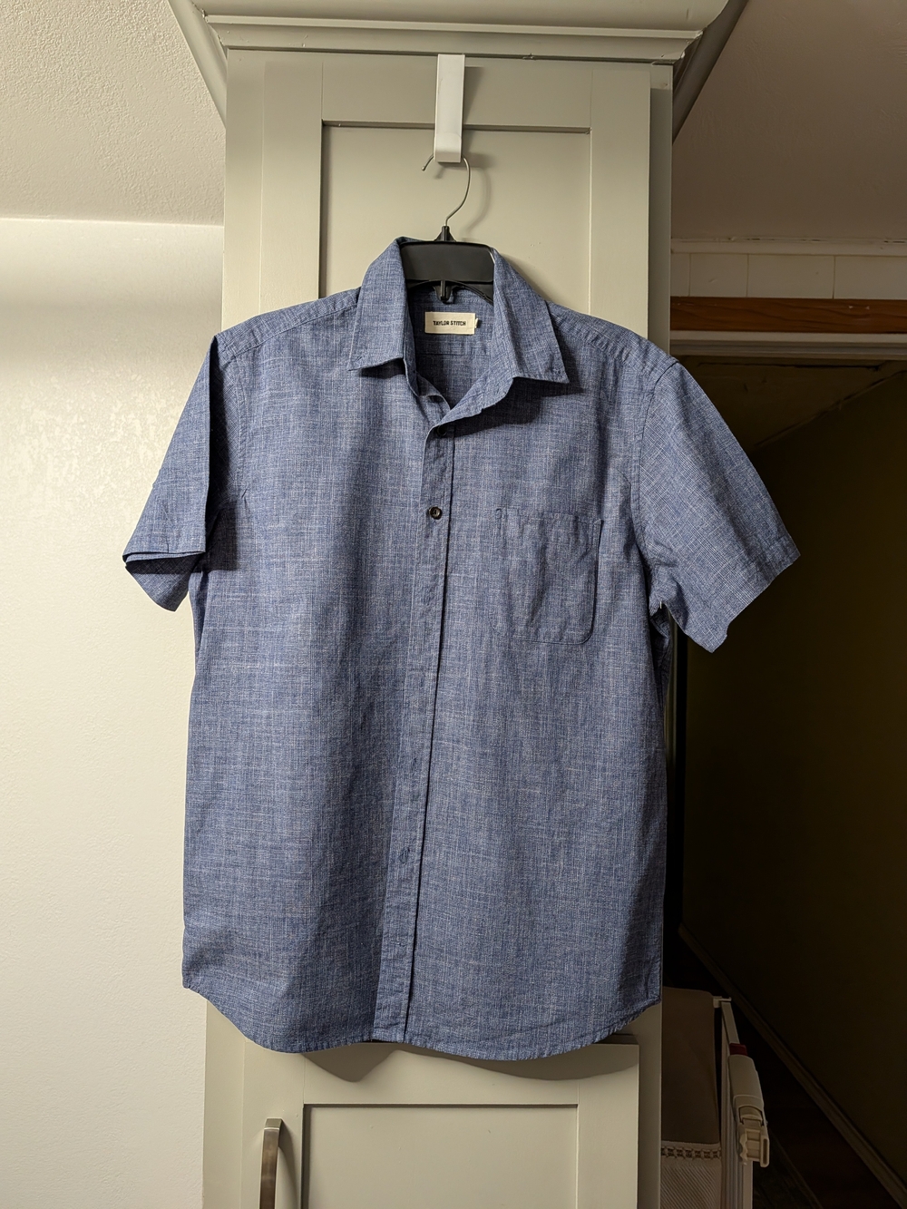 Taylor Stitch Short-Sleeve Chambray Shirt - Blue